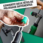 BATOCA S6 Mini Polisseuse Sans fil,Kit Professionnel pour Détail et l'entretien de Peinture,12V Polissage Voiture,Machine à Poli
