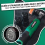 BATOCA S6 Mini Polisseuse Sans fil,Kit Professionnel pour Détail et l'entretien de Peinture,12V Polissage Voiture,Machine à Poli