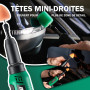 BATOCA S6 Mini Polisseuse Sans fil,Kit Professionnel pour Détail et l'entretien de Peinture,12V Polissage Voiture,Machine à Poli
