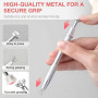 Qufiiry 300 PCS Nail Art Brosse Éponge, Eponge Babyboomer Ongle, Nail Art Éponge Dégradé, Utilisé pour Vréer une Variété de Moti