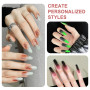 Qufiiry 100 PCS Nail Art Éponge dégradé, Avec Pince Métallique,Eponge Babyboomer Ongle,Utilisé pour Vréer une Variété de Motifs 