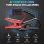 ACEZUK Booster Batterie Voiture 5000A, Démarreur de Voiture Portable (Jusqu'à 5.5L Diesel ou 7.0L Gaz), 12V Jump Starter avec 2.