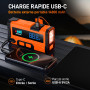 JDMCAR Booster Batterie Voiture 8000A - 14.8V Démarreur Batterie Voiture (jusqu'à9,0L Gaz/8,5L Diesel), Jump Starter avec LED, B