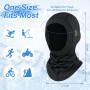 MELLIEX Cagoule Été pour Homme et Femme, Balaclava Masque Rafraîchissant avec Trous pour Lunettes pour Cyclisme, Moto