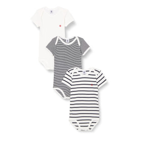 Petit Bateau A01tc Body Mixte bébé (lot de 3)
