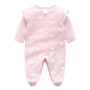 Bébé Filles Combinaison Barboteuses Pyjamas Coton Grenouillère Manches Longues Body 0-3 Mois