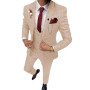 Solovedress Costume pour homme 3 pièces classique à carreaux pour homme, veste, pantalon, gilet pour mariage et affaires
