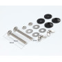 Hsthe Sea 2 Pcs Toilette Split Réservoir d'Eau Vis de Fixation Accessoires Assis Connexion Installation