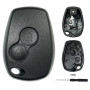 SUPALAN Coque Clé 1 pièces 2 Boutons Compatible pour Dacia Duster Sandero Stepway Logan Lodgy Dokker, TéLéCommande Coque Voiture