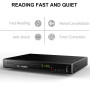 Lecteur DVD Blu Ray pour Téléviseur, LP-100 Lecteur CD Multizone Système PAL NTSC Intégré avec Sortie Coaxiale AV HDMI Entrée US