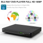 Lecteur DVD Blu Ray pour Téléviseur, LP-100 Lecteur CD Multizone Système PAL NTSC Intégré avec Sortie Coaxiale AV HDMI Entrée US