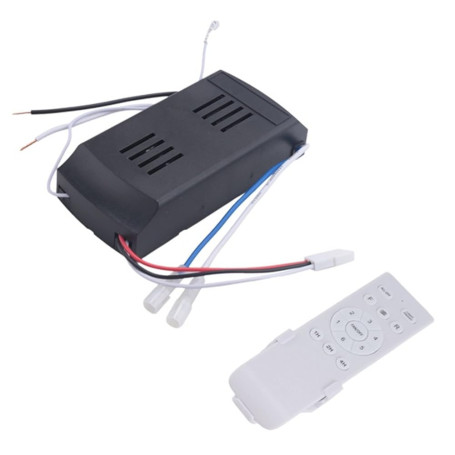 Nxyupv Kit de Télécommande Universelle pour Ventilateur de Plafond 50W à 6 Vitesses avec Fonction de Minuterie pour Éclairage de