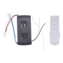 Nxyupv Kit de Télécommande Universelle pour Ventilateur de Plafond 50W à 6 Vitesses avec Fonction de Minuterie pour Éclairage de