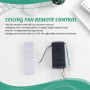 Nxyupv Kit de Télécommande Universelle pour Ventilateur de Plafond 50W à 6 Vitesses avec Fonction de Minuterie pour Éclairage de