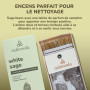 Calmveda Lot de 80 bâtons d'encens à la sauge blanche pour le nettoyage – Sans charbon de bois, fabriqués à partir de fleurs rec