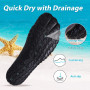 Hanani Chaussures Aquatiques pour Homme et Femme Séchage Rapide Chaussures de Surf Chaussures de plongée Légères Chaussons de Na