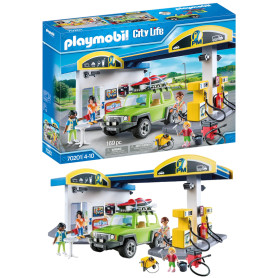 Playmobil 70201 Station Service- - City Life- Garage Voiture
