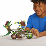 Playmates - TMNT: Mutant Mayhem - Ninja Kick Cycle with Leonardo Figure