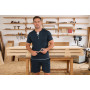 Jahetuul Pyjama Homme Court en Coton Été Ensemble de Pyjama à Col en V avec Boutons Décoratifs T-Shirt Uni et Short Uni avec Poc