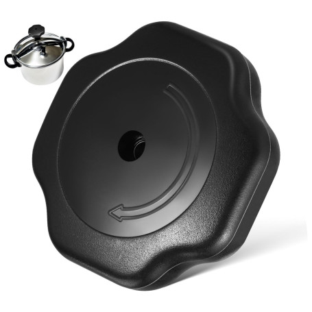 TOGEVAL Bouton de Poignée Bakélite Résistant Haute Température pour Couvercle Autocuiseur Remplacement Compatible Cocotte Instal