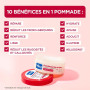 Mixa Expert Peau Sensible - Pommade Ultra-Réparatrice Cica Réparation 10-en-1 - Peaux Extra Sèches et Rugosités - Pieds, Genoux,