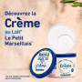 Le Petit Marseillais | Crème Hydratante Multi-Usage Lait (pot de 360 ml) – Crème corps, mains et visage pour les peaux très sèch