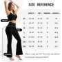 SINOPHANT Pantalon de Yoga Boocut avec 4 Poches pour Femme, Taille Haute Opaque Yoga Pants,Convient pour Le Pilates, Le Sport, L