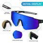 Beread Lot de 2 lunettes de soleil polarisées pour enfants - Protection UV400 - Pour garçons et filles - Pour cyclisme, course à
