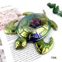 Moule en silicone 3D en forme de tortue de mer - Moule en résine époxy pour décoration murale - Pour décoration de maison, de bu