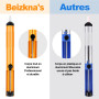 Fer à Souder Kit 80W Température Réglable 180-520°C Electronique de Precision avec Interrupteur ON/OFF, 5 Conseils de soudage, P