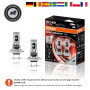 OSRAM NIGHT BREAKER LED SPEED H7 450, feux de route et de croisement LED homologués pour la route, jusqu'à 450% de luminosité en