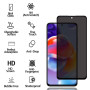 Verre Trempé Anti-Espion pour Xiaomi Redmi Note 11 Pro 5G/11 Pro+ 5G [2 Pièces], Protection D'écran Anti-Espion, Protecteur D'éc