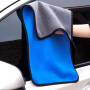 YDHfdc 2 Pièces Housse de Brosse pour Voiture en Microfibre Couverture Brosse Lavage Voiture avec Chiffon de Nettoyage pour Le L
