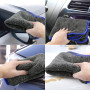 YDHfdc 2 Pièces Housse de Brosse pour Voiture en Microfibre Couverture Brosse Lavage Voiture avec Chiffon de Nettoyage pour Le L