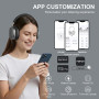 FOFUN NC95 Casque Bluetooth sans Fil à Réduction de Bruit Hybride, Bluetooth 6.0, 65 d’Autonomie, Contrôle par Application, Mode