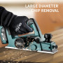 DNTI Rabot portatif sans fil sans charbon Rabot sans fil 15000 tr/min Largeur de Rabotage 82mm et Profondeur ajustable de 0 à 2m