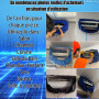 Kikepilm 12 pièces kit per pulizia split condizionatore avec bouteille d'eau de 2 L，sacco per pulizia split condizionatore (bleu