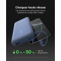 Belkin Batterie Externe (câble intégré, 20K, PD 30 W, Recharge Rapide USB-C Power Delivery, Chargeur Portable pour Tous modèles 