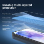 NEW'C Lot de 3, Verre Trempé pour Samsung Galaxy A55 5G Film en Protection écran efficace contre les Rayures - sans Bulles - Ult