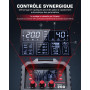 ARCCAPTAIN Poste à Souder MIG MAG, 200Amp 6 en 1 Gaz MIG/Sans gaz Flux Core MIG/Électrode Enrobée/Lift TIG/Soudage par points/Pi