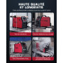 ARCCAPTAIN Poste à Souder MIG MAG, 200Amp 6 en 1 Gaz MIG/Sans gaz Flux Core MIG/Électrode Enrobée/Lift TIG/Soudage par points/Pi