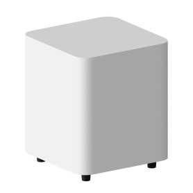 Fosi Audio SW10 Caisson de Basses 10 Pouces 500 W avec Amplificateur Intégré, Caisson de Basses Compact 10 Pouces à Amplificatio