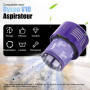 Petit bac à poussière de remplacement pour Dyson V10 aspirateur traîneau, bac de remplacement pour Dyson V10 Part No.969509-02 a