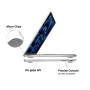 eleger Coque Non Rigide Compatible avec MacBook Pro 14 Pouces M5 M4 M3 M2 M1 Pro/Max A3434 A3112 A3185 A3401 A2918 - A2442, Vers