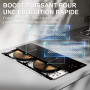AURAKICH Plaque Induction 2 Feux - Plaque de Cuisson Electrique Encastrable 3800W, Verre Anti-Rayures avec Grattoir, Minuterie 1