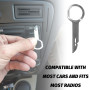 ZFRITP 4 Pièces Cle Extraction Autoradio, Demontage Outil Demontage Garniture Voiture Universel, Acier Inoxydable Clef Extractio