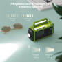 Radio Réveil Portable DAB+/DAB/FM, Solaire et Manivelle, 5000mAh Batterie Rechargeable&USB, Lumineux & Lampe Poche et Lampe de L