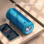 Ortizan Enceinte Bluetooth Portable 5.3, Bass Puissantes, Son 360°, Étanche IPX7, Autonomie 30h, Double Appairage Stéréo, Lumièr