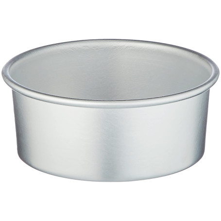 Pentole Agnelli FAMA43/818 Moule à gâteau Conique avec Rebord, Aluminium, 18 X 18 X 8 cm