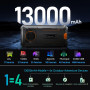 Blackview BV6200 Pro téléphone incassable, 13000mAh, Haut-Parleur 98 DB Telephone Portable incassable, Android 14 Smartphone, 18